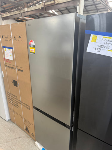 Transportation damaged LG 335 L Bottom Mount Refrigerator – Stainless Steel (GB-B300PL)